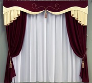 Шторы для Кабинета. Пошив Штор Ламбрекенов в Алматы. Салон Штор.Жалюзи