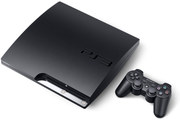 PS3 Slim 160 + 4 игры,  гарантия