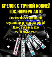 Брелки с госномером авто ЭКСКЛЮЗИВ