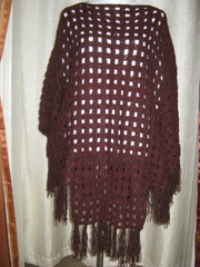 Туника, накидка, ручная работа 46-48