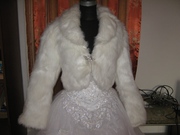 Шуба накидка на платье