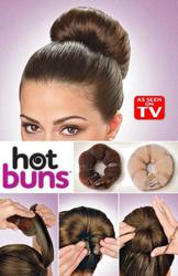 Заколка резинка валик для формирования дульки Hot buns код 23026