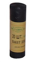 Пакеты для мусора в рулоне черные 46052