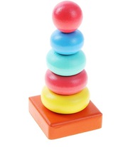 Пирамидка деревянная в ассортименте Россия 46455