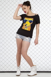 Туники и футболки Street Style с модными принтами  