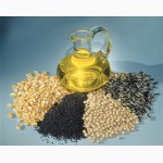 На экспорт подсолнечное, пальмовое, рапсовое, соевое , кукурузное.