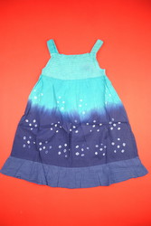 Сарафан для девочки сине-голубой 221