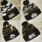 Камуфляжные шапки (UFC, LONSDALE, VENUM)