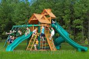 Детский игровой комплекс с горкой трубой