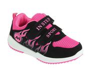 Кроссовки детские для девочки Спорт розовые с черным 46758 