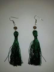 Серьги кисть