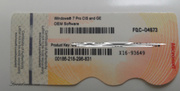 Windows 7 Professional ( cтикер ).
