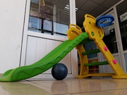 Детская игровая горка с корзиной со скидкой! Акция! Распродажа!