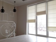 Римские и ролл-шторы, жалюзи в рассрочку