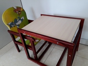 Деревянный стульчик для кормления - трансформер со скидкой/Производств