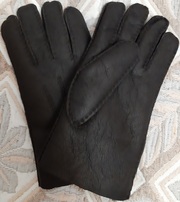 Продам новые мужские замшевые зимние перчатки
