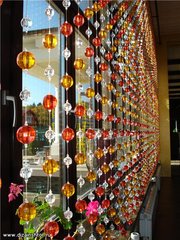 Шторы из бусин, шторы на люверсах.